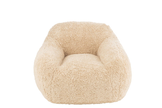 Sofa Shearl Polyester Cream Small