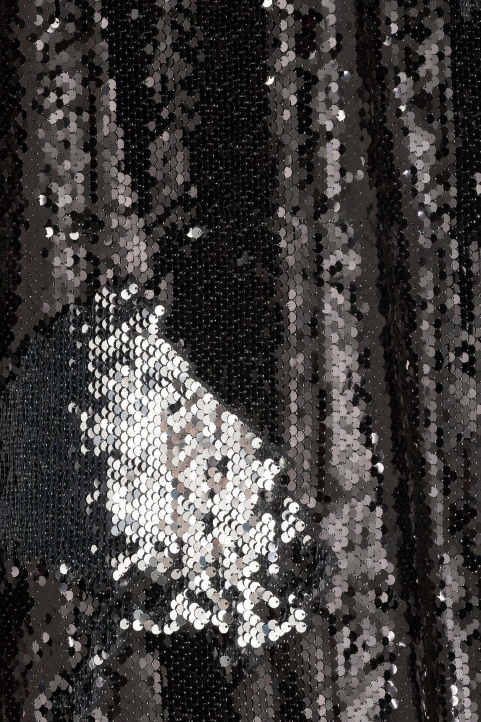 Curtain Reversible Sequin Black/Silver