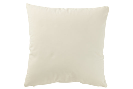 Cushion Beanie Let's Get Cozy Cotton White/Beige
