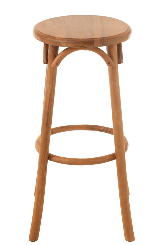 Bar Stool Ali Teak Wood Natural