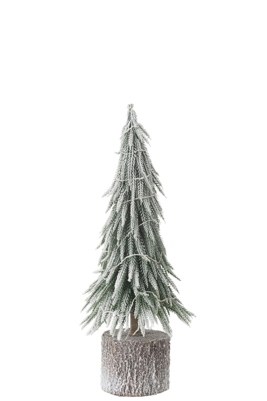 Xmas Tree A+Led Artificial Snow Green Midum