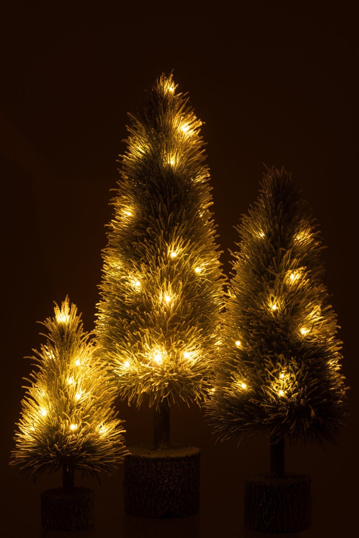 Xmas Tree B +Led Artificial Snow Green Large
