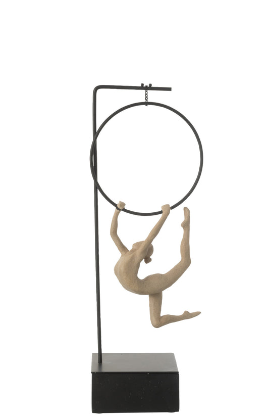 Gymnast Hoop Alpha Resin Beige/Black