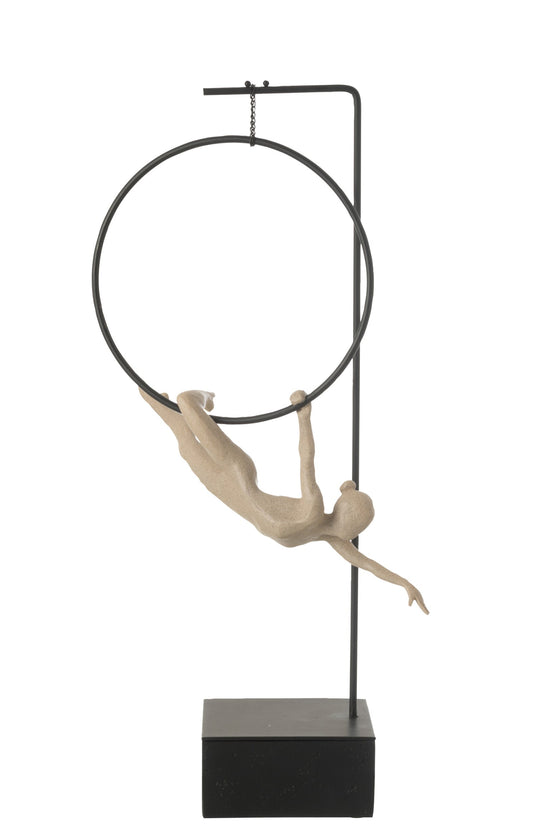 Gymnast Hoop Gamma Resin Beige/Black