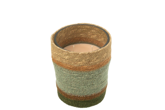 Geurkaars Mand Beige Bei/Bl Medium - 55 Uur