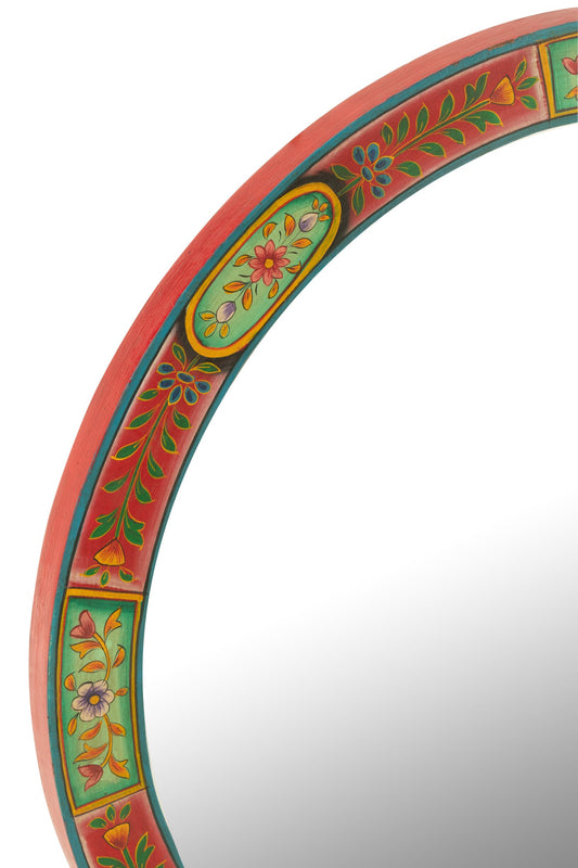 Mirror Round Frame Mumbai MDF Mix