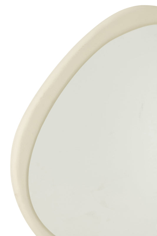 Wall Mirror Moderna Mdf/Mirror White Medium