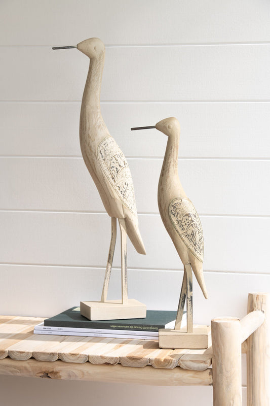 Decoration Bird Mango Wood/Metal Mix Medium