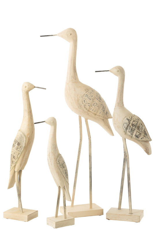 Decoration Bird Mango Wood/Metal Mix Extra Large