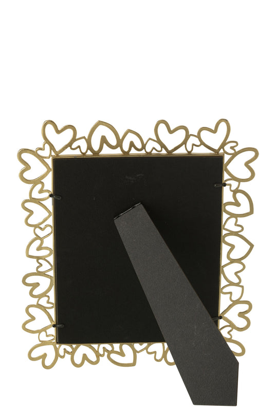 Fotokader Klo 8x7 tin goud groot