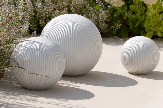 Ball Deco Clay White Small