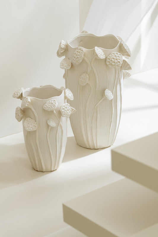 Vase Botanica Lotus Pod Clay Beige Small