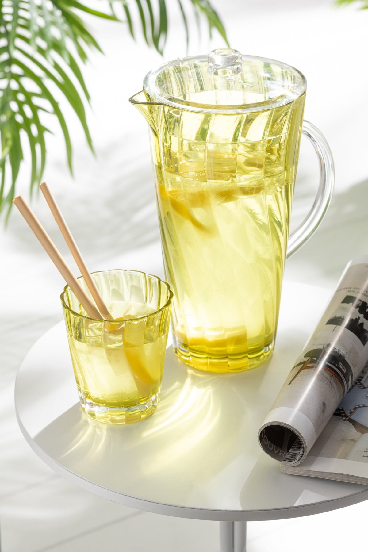 Set van 4 drinkglas kunststof mix