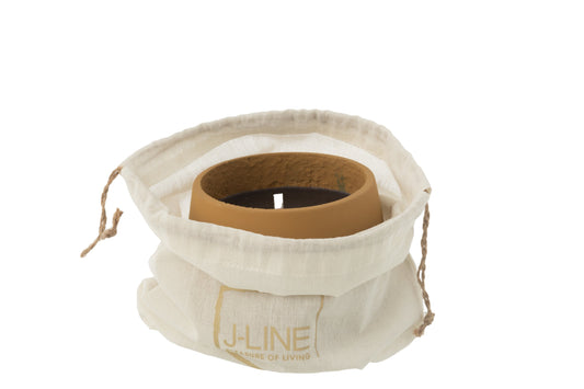 Buitenkaars Cyra Cement Lichtbruin Small 18u