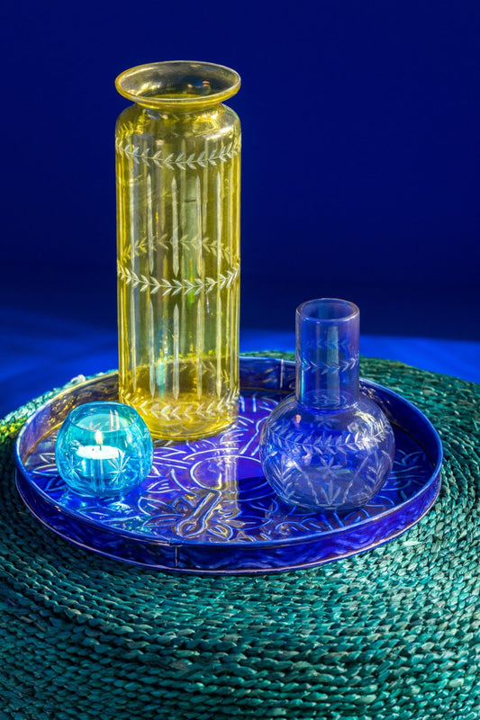 Vase Tarifa Glass Mix Assortment Of 3