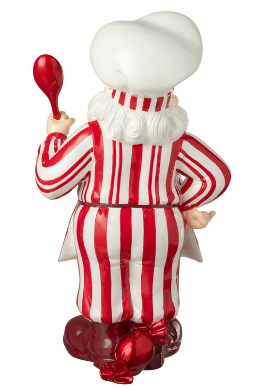 Santa Claus Cook Limepowder Christmas Red/White