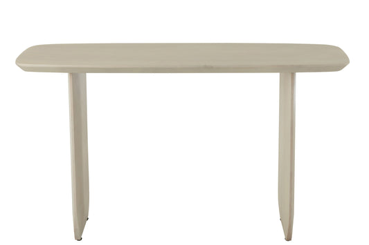 Console Acacia Wood White