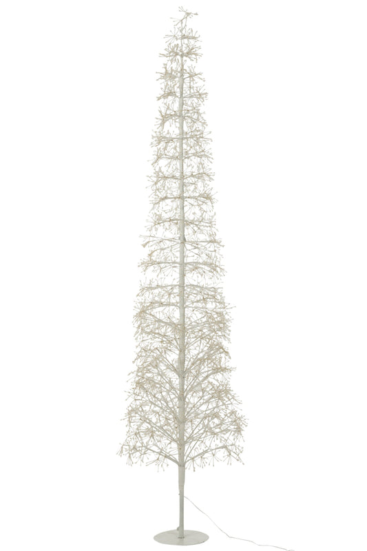 Tree LED Warm White Lights Iron White Extra Large
