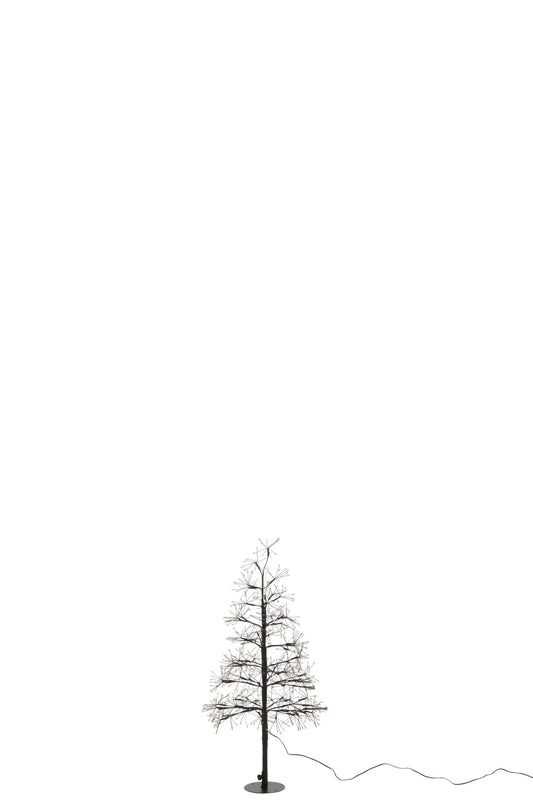 Tree LED Warm White Lights Iron Black Small