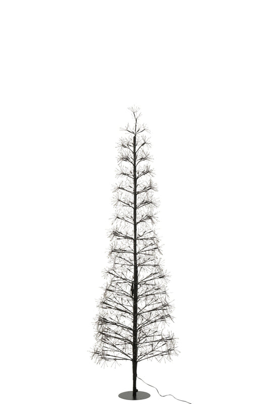 Tree LED Warm White Lights Iron Black Large
