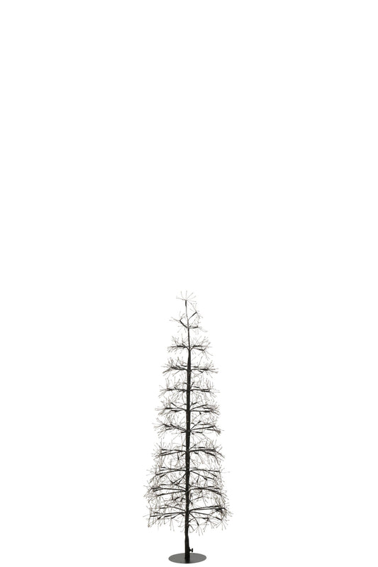 Tree LED Multicolor Lights Iron Black Medium