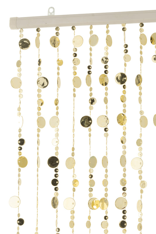 Curtain Round Ps Gold Colored