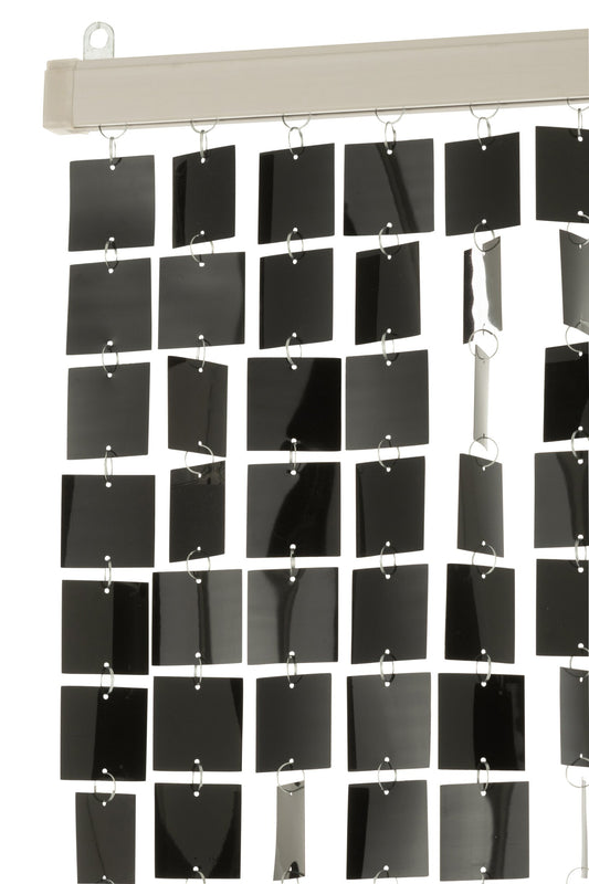Curtain Square PVC Black