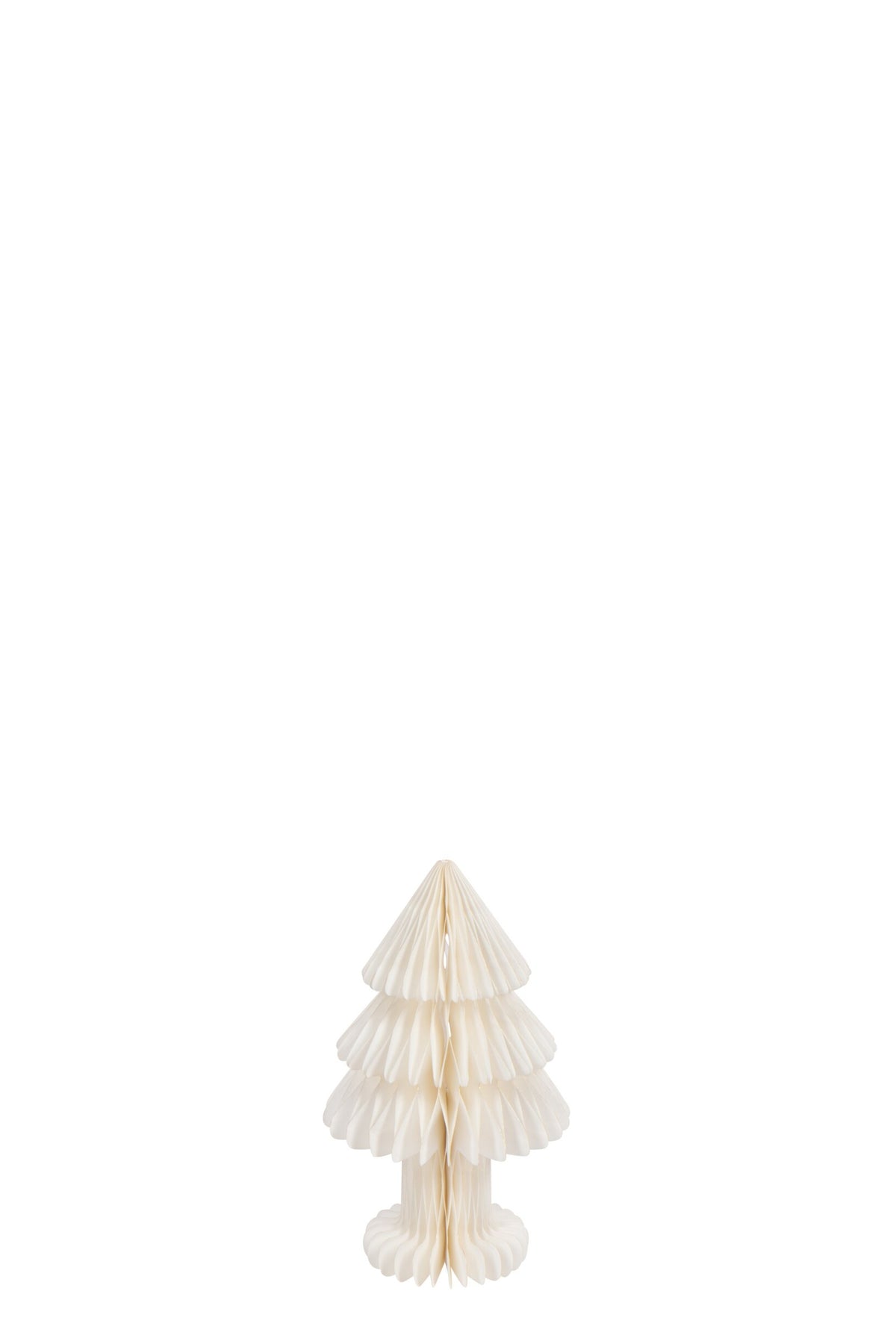 Christmas Tree Foldable Paper Off-White Small