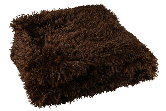 Blanket Moutie Polyester Dark Brown