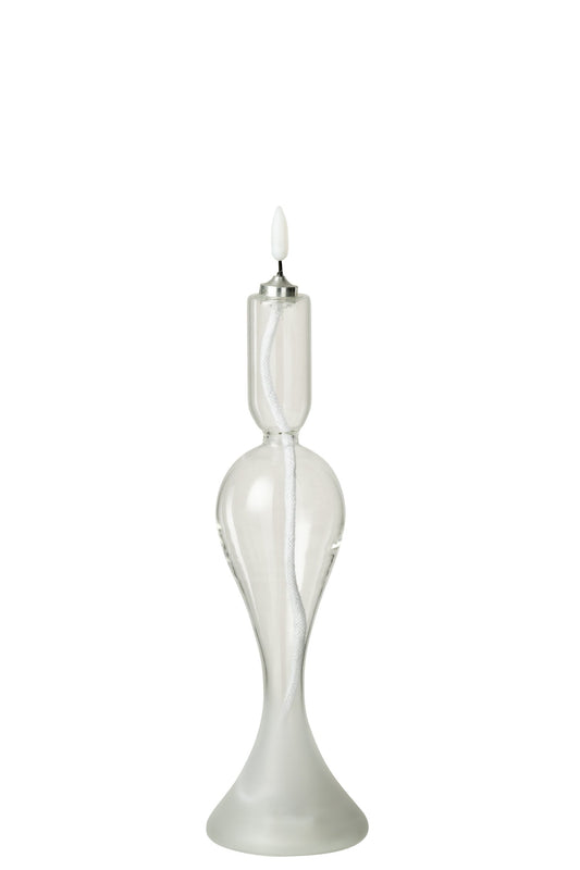 Led Kaars Glas Transparant Small