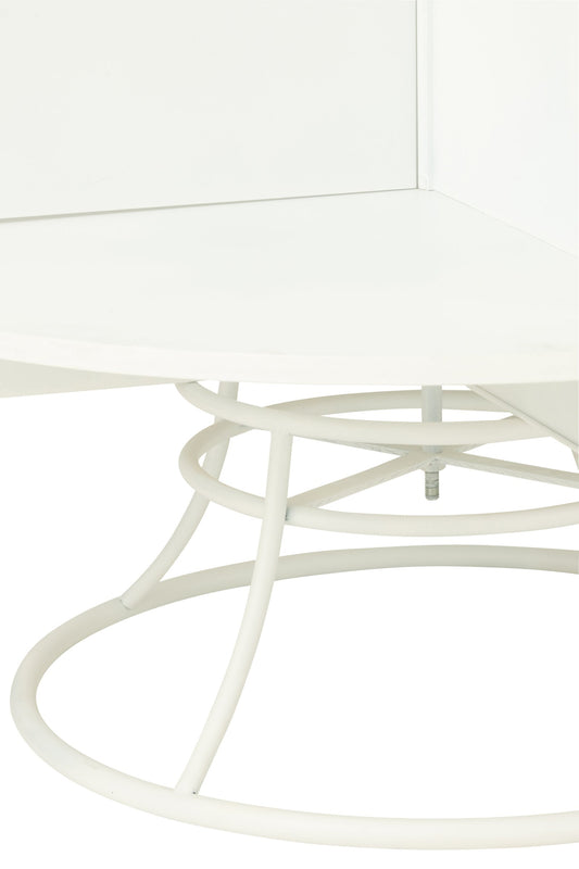 Rack X'mas Tree Metal White Large