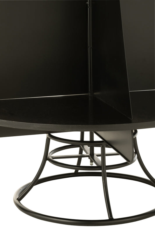 Rack X'mas Tree Metal Black Medium