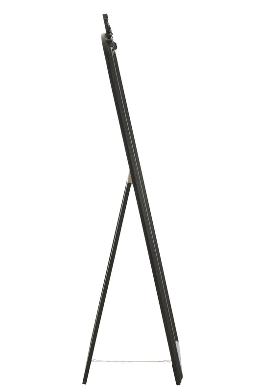Standing Mirror Emi Wood Black