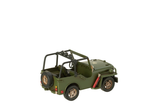 4X4 Antique Metal Khaki Green