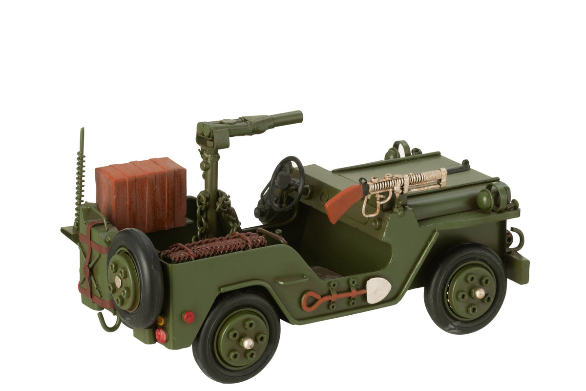 4X4 Antique Metal Khaki Green