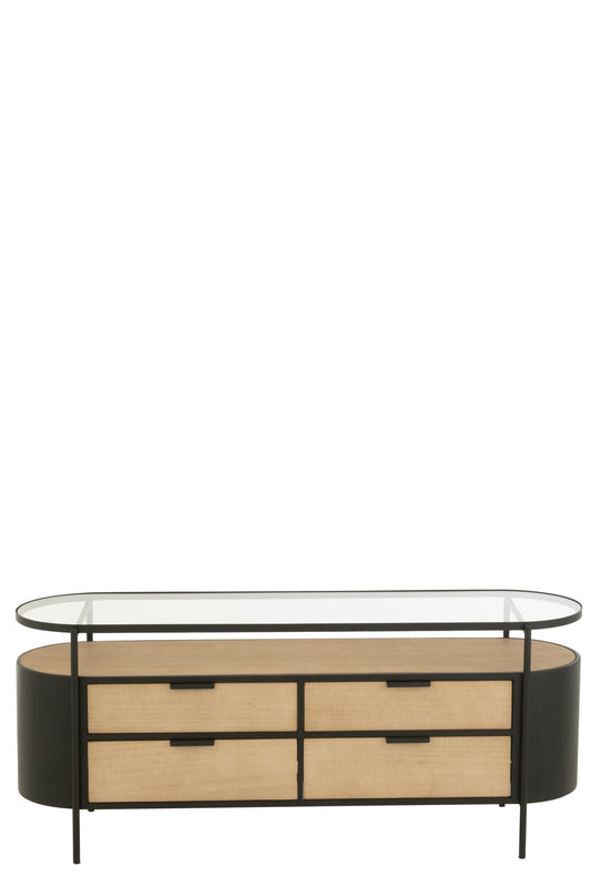 Cabinet Ivy Iron Natural/Black