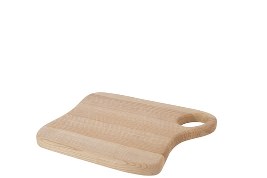 Planche à découper Nam irrégulière en bois de frêne naturel petite