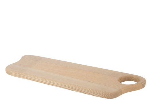 Planche à découper Nam irrégulière en bois de frêne naturel grande