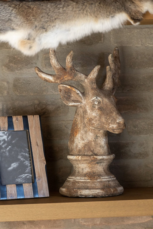 Deer Polyresin Taupe Small