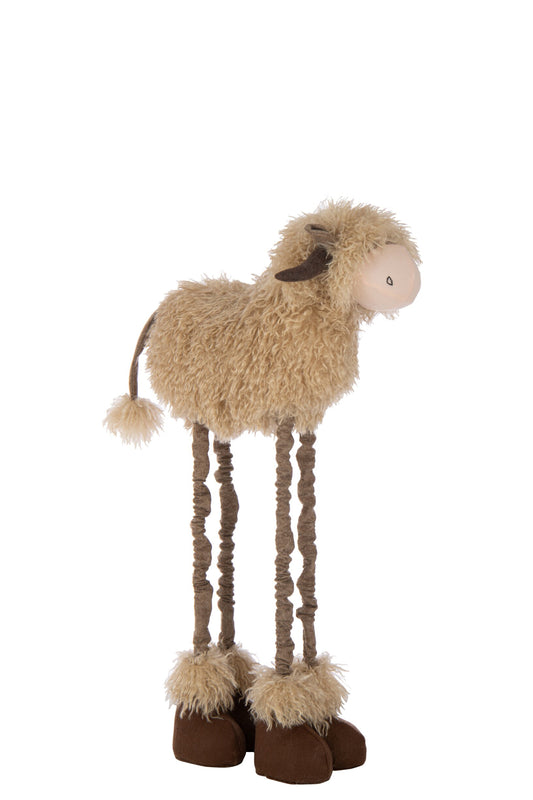 Cow Telescopic Polyester Dark Brown/Beige Large