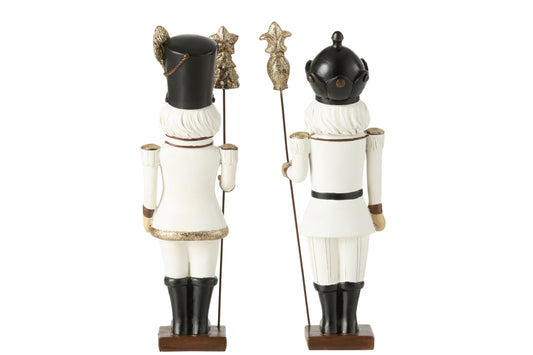 Nutcracker Polyresin Multicolored Large Assortment Of 2
