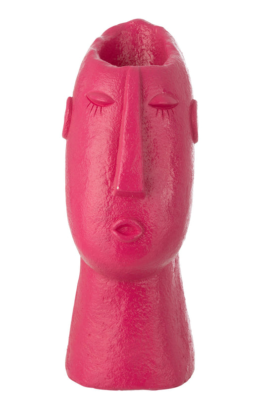 Vase Face Outdoor MgO Fuchsia
