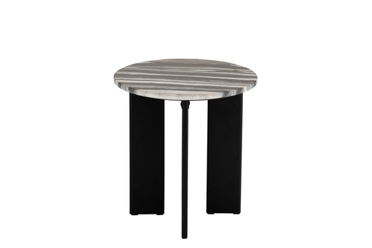 Side Table Mathilde Marble Black/Grey