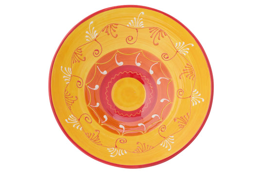 Kom Lebrillo keramiek oranje/rood