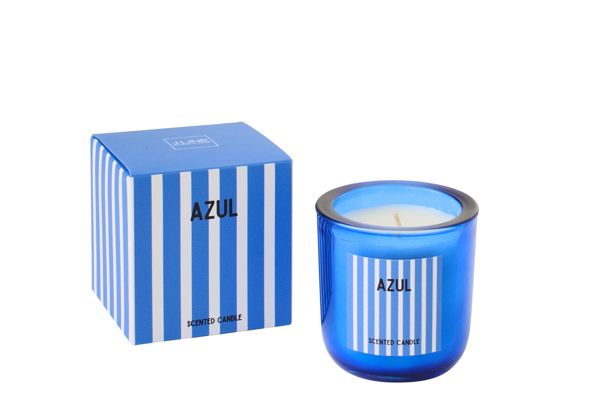 Geurkaars Azul Was Blauw Small