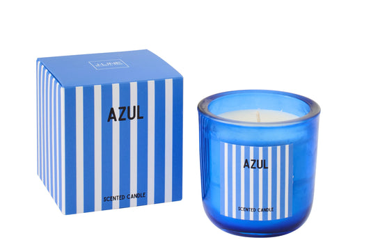 Geurkaars Azul Was Blauw Large