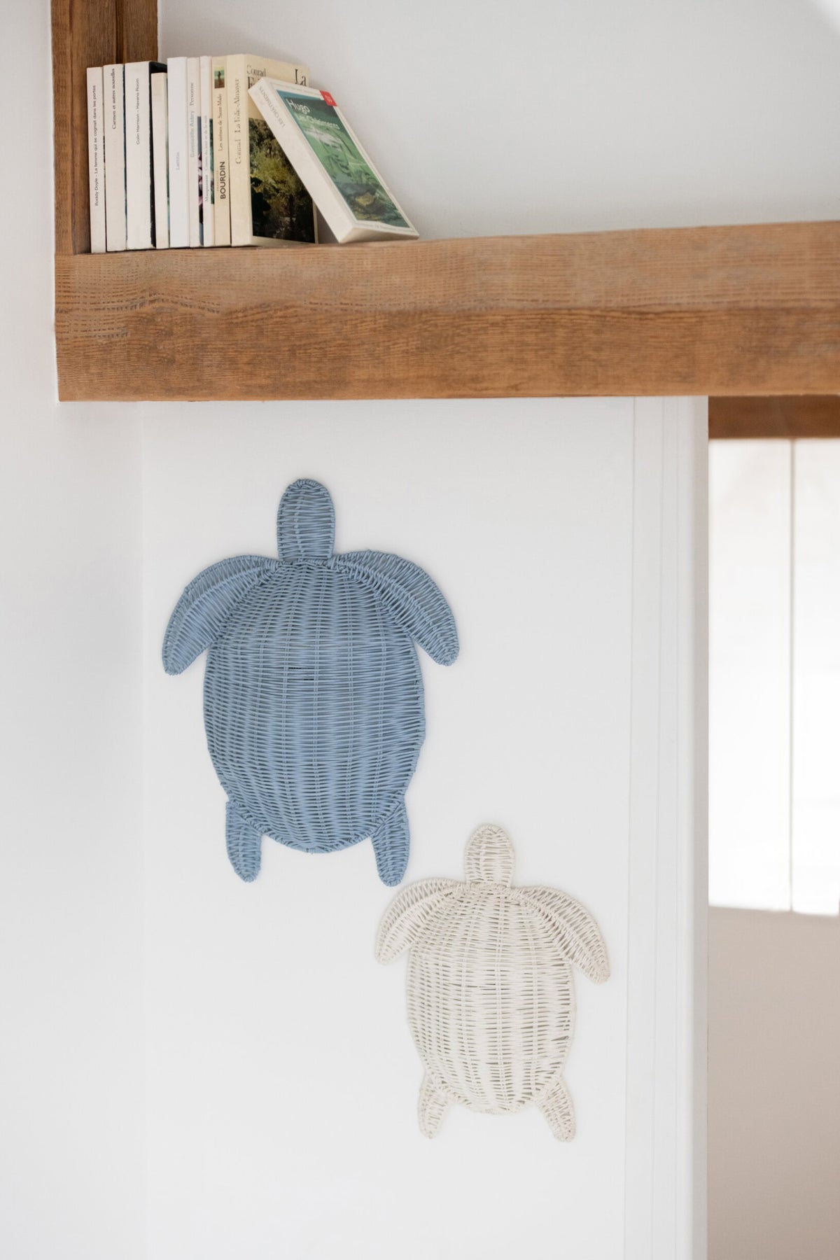 Wall Decoration Turtle Iron Off-White Small