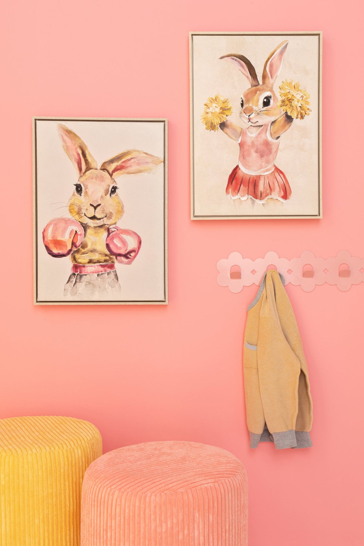 Painting Sporty Rabbit Acrylic Multi ass4