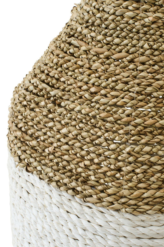 Vase Raffia White/Natural