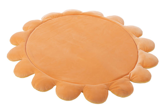 Playmat Flower Polyester Orange/Yellow